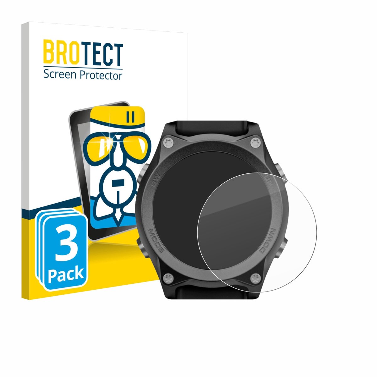 Screenprotector 3 Stuks voor Mares Sirius Beschermglas transparant