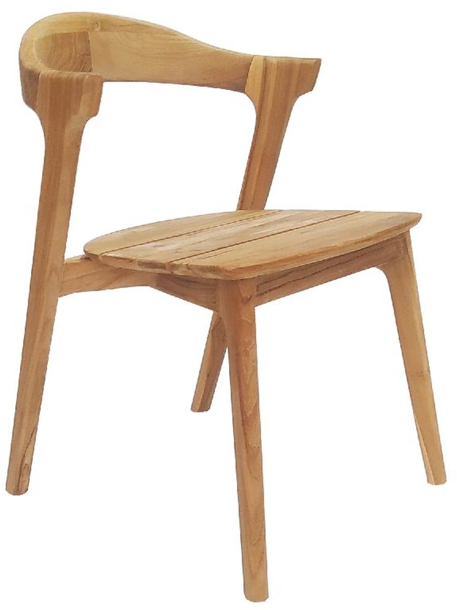 PTMD Tiera Natural Dining Chair Teak - set van 2 Naturel