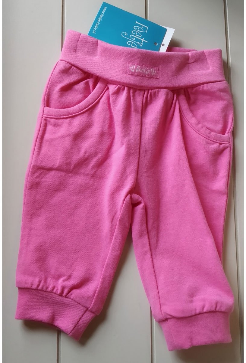 Feetje broekje Happy uni roze maat 62