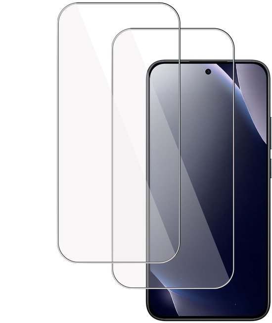 TechNow Screenprotector 2x geschikt voor Xiaomi Redmi Note 15 Pro+ 5G – Gehard Glas – Rounded – TechNowt+ – Krasbestendig