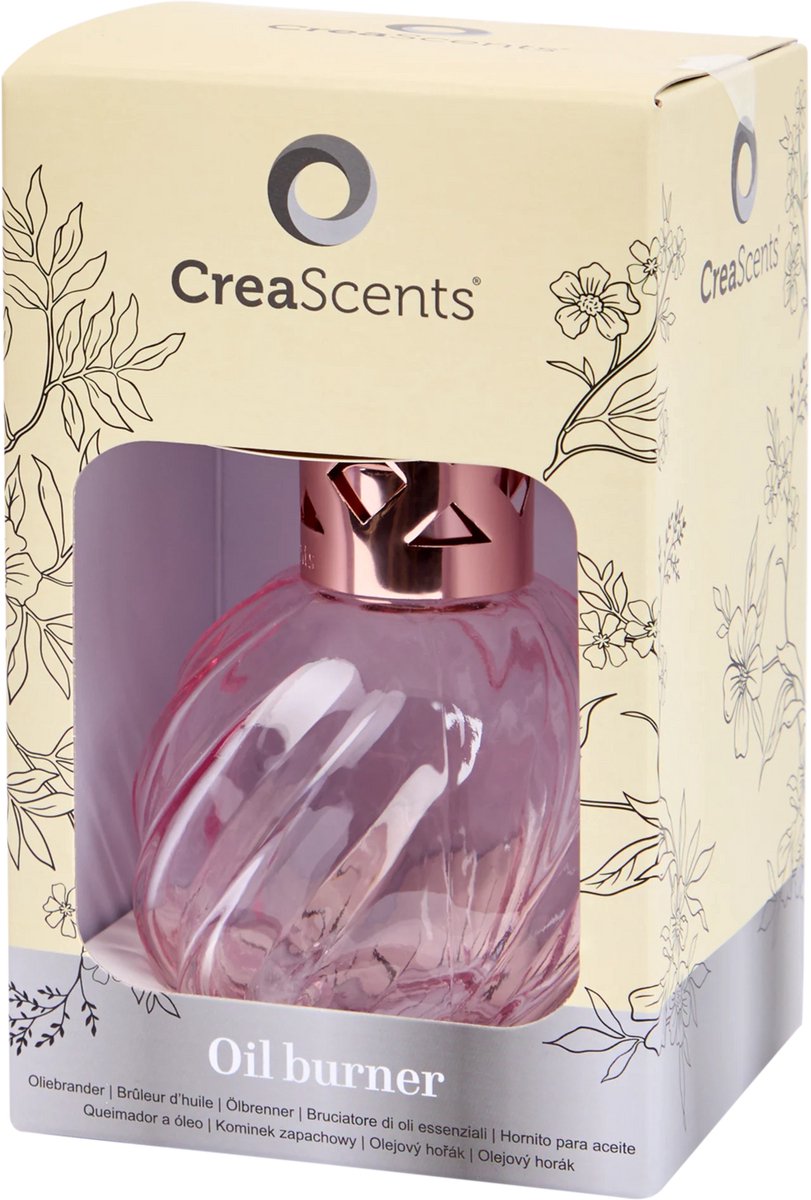 Creascents oliebrander - lamp - rose