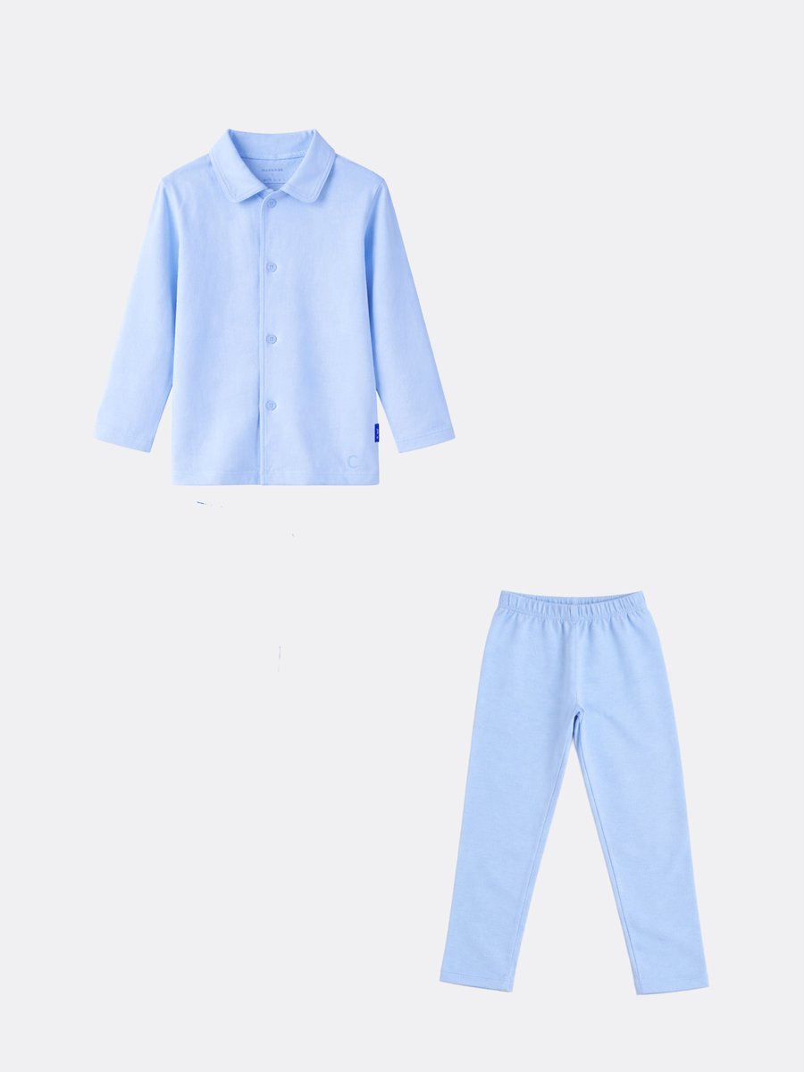 Claesens pyjama unisex Cloudberry Blue jersey 6