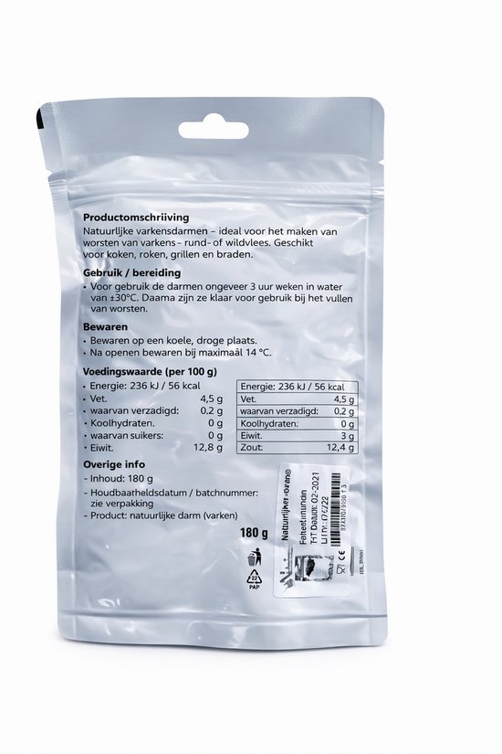 Natuurlijke darmen (varken) inclusief recept- varkensdarmen - worst maken van Natuurlijker leven® — afbeelding 3