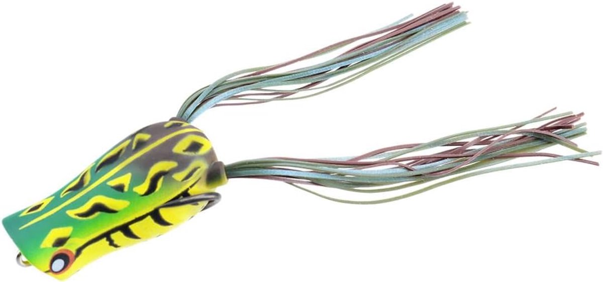 Rubber Kikker Lokaas - Kunstaas Vissen - Roofvis Vangen - Loodvrij Ontwerp - 38mm Lengte - Groen