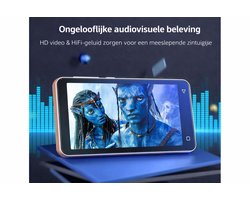 HiFi-geluid Walkman digitale audiospeler met luidspreker (roze-wit, 80GB opslag)