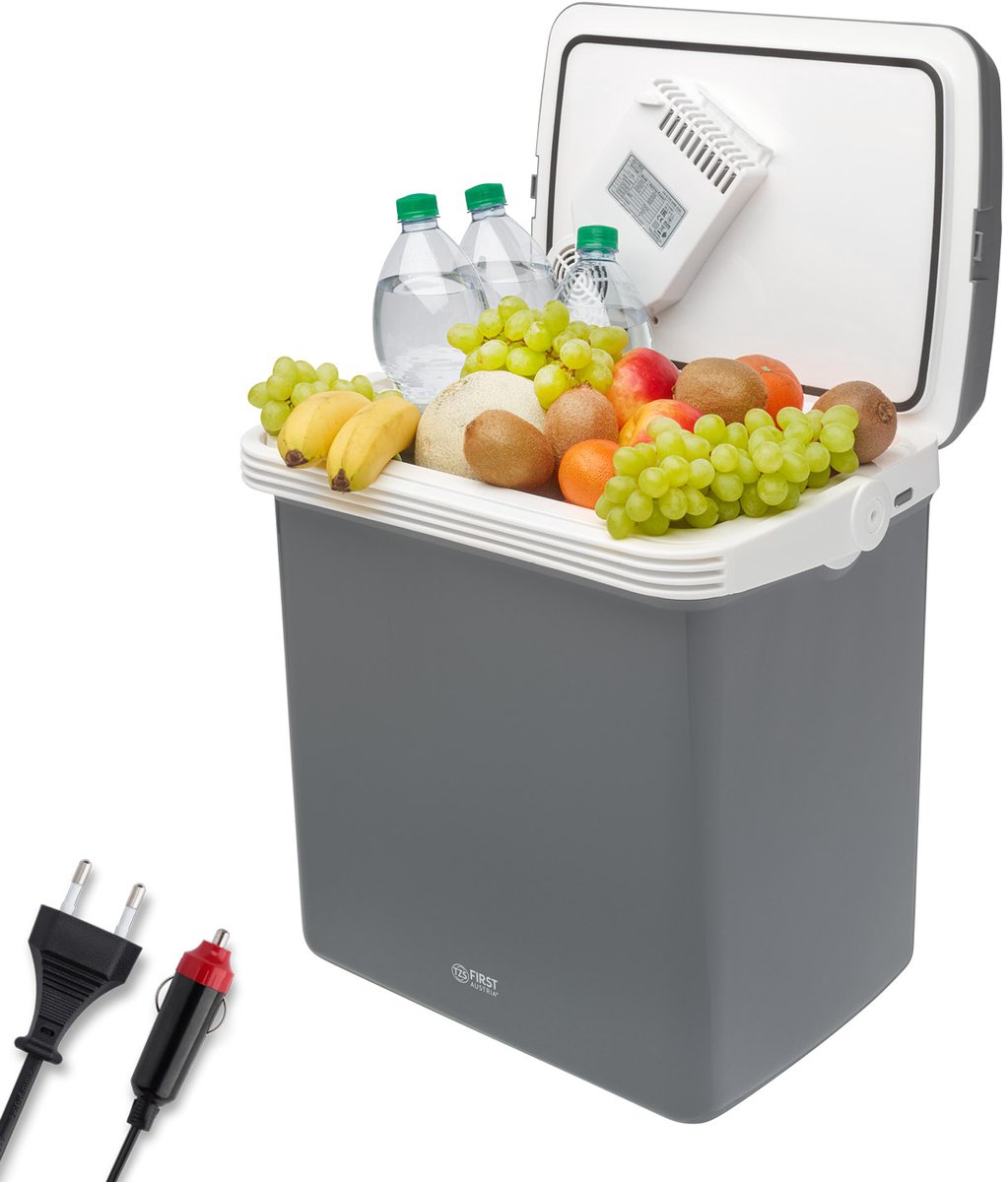 TZS First Austria 5170 Elektrische Koelbox - Koelen en Warmhouden - 32 Liter - Grijs/Wit