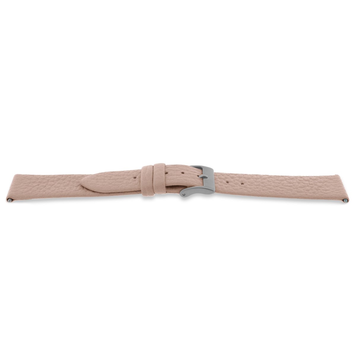 Horlogeband E764 Nude roze Leder 16x14mm