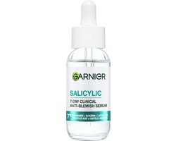 Garnier Pure Active Salicylic Anti-Imperfecties Serum - Vermindert onzuiverheden zichtbaar in 7 dagen* - Verrijkt met niacinamide + glycerine + melkzuur + salicylzuur + centella asiatica - 30ml