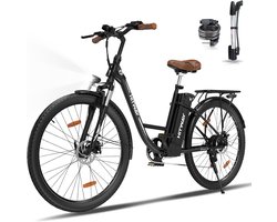 Elektrische Fiets Hitway BK31 - 28 Inch City Commuter EBike met Afneembare 36V 13Ah Lithium Batterij - Damesfiets - E-Bike met 250W Motor - IP54 Waterdicht