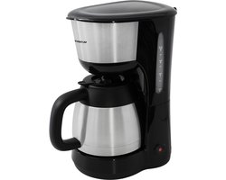 Inventum KZ618 - Koffiezetapparaat - 1 liter - 8 kopjes - Filter 1x4 - Thermoskan - Filterkoffie - Zwart/RVS