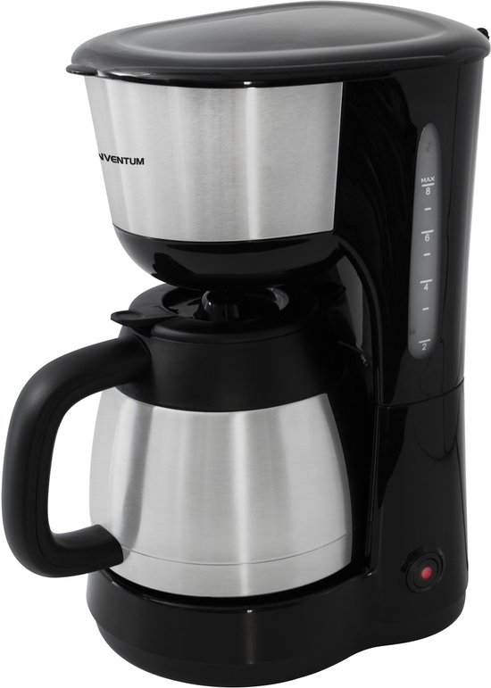 Inventum KZ618 - Koffiezetapparaat - Thermoskan - Zwart/RVS