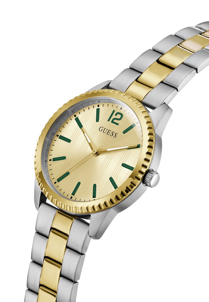 Guess Chip Quartz Analoog Horloge Tweetoon Kast: 100% Roestvrij Staal | Armband: 100% Roestvrij Staal 40 mm GW1062G1, GW1062G2, GW1062G4