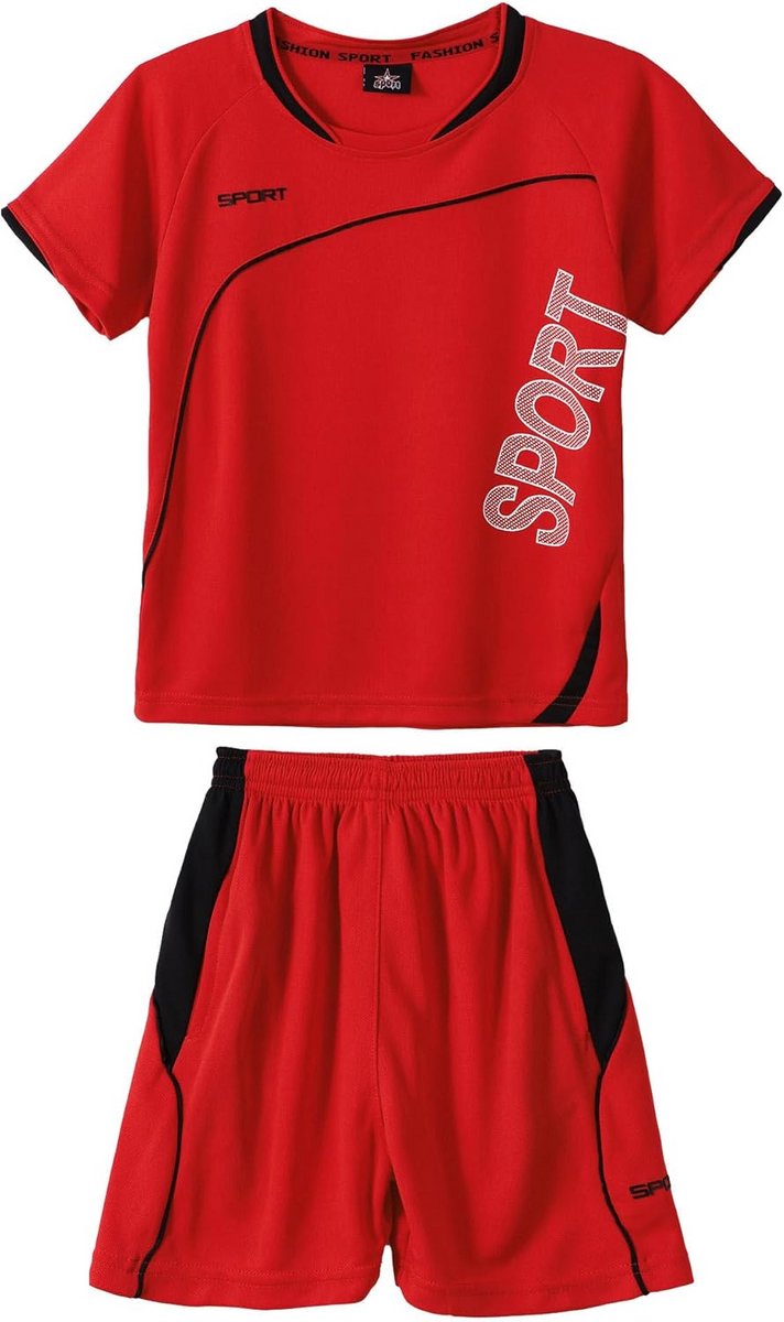 Sportpak voor Jongens - Trainingsset met Korte Broek en Shirt voor Zomer en Voetbal