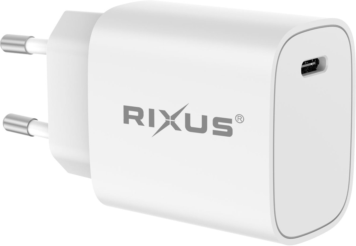 Rixus RX209 Adaptive Fast Charger USB-C 20W White