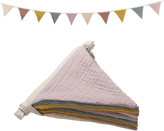 Guirlande de 75 pi - 1 pièce de guirlande triangulaire pour chambre d'enfant, décoration de chambre d'enfant, anniversaire, mariage, fête, événement, chaque 75 pi