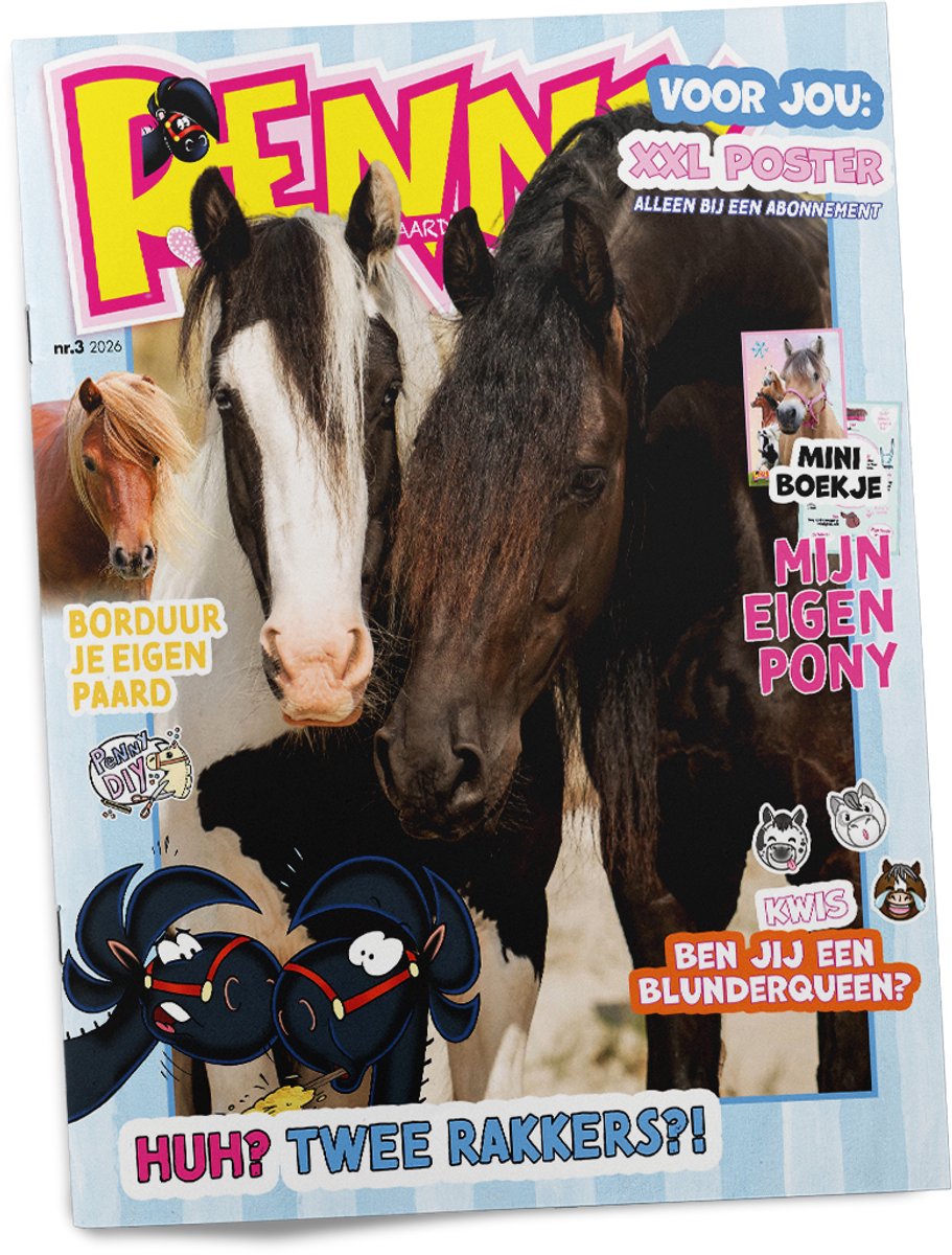 Penny Magazine Nr. 3-2026 - Tijdschriften - Tijdschrift - Magazine - Tijdschrift Paarden - Tijdschrift Kinderen - Paard - Paardencadeaus - Paarden Spullen - Paardenliefhebber - Paarden - Pony - Creatief - Veulen