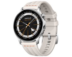 OnePlus Watch Lite - Smartwatch - 45mm - Silver Steel (Zilver) - 1.46" AMOLED - 10 dagen batterij - Dual-Band GPS - OPWWE262