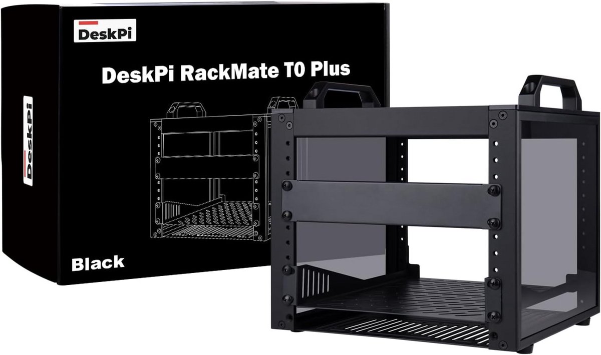 4U 10 Inch Server Rack Kast voor Netwerkapparatuur en Mini PC's - Diep Model