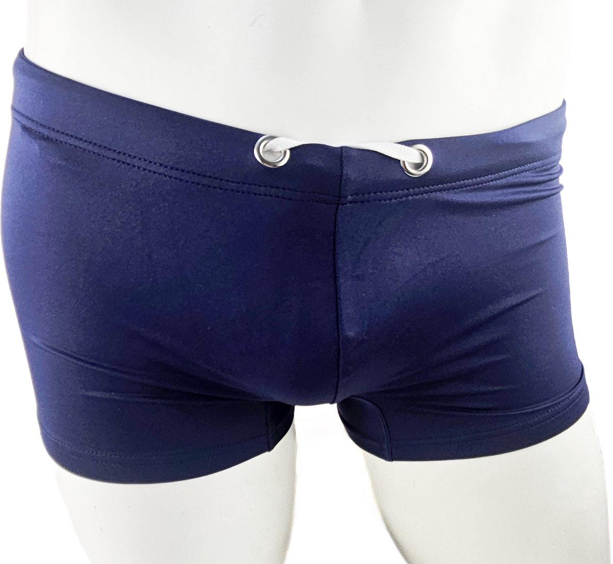 BamBella ® - Zwembroek - Maat S/M - zwemshorts - donker blauw kort man mannen heren