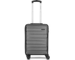 Merkloos Handbagage Trolley Hard Shell 55 × 38 × 22 cm - Lichtgewicht Cabinekoffer met 4 Wielen en Cijferslot