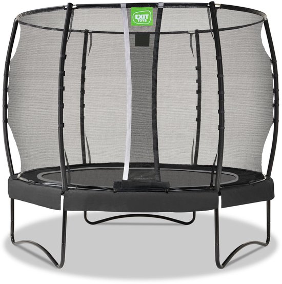 EXIT Allure Premium Trampoline ø305cm - Op Poten - Rond - Trampoline Buiten - Voor Kinderen - Zwart
