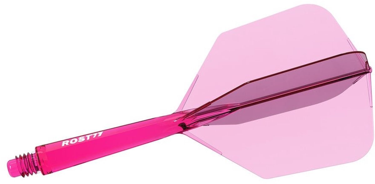 Cuesoul ROST 77 Transparent Pink Big Wing - Dart Flights