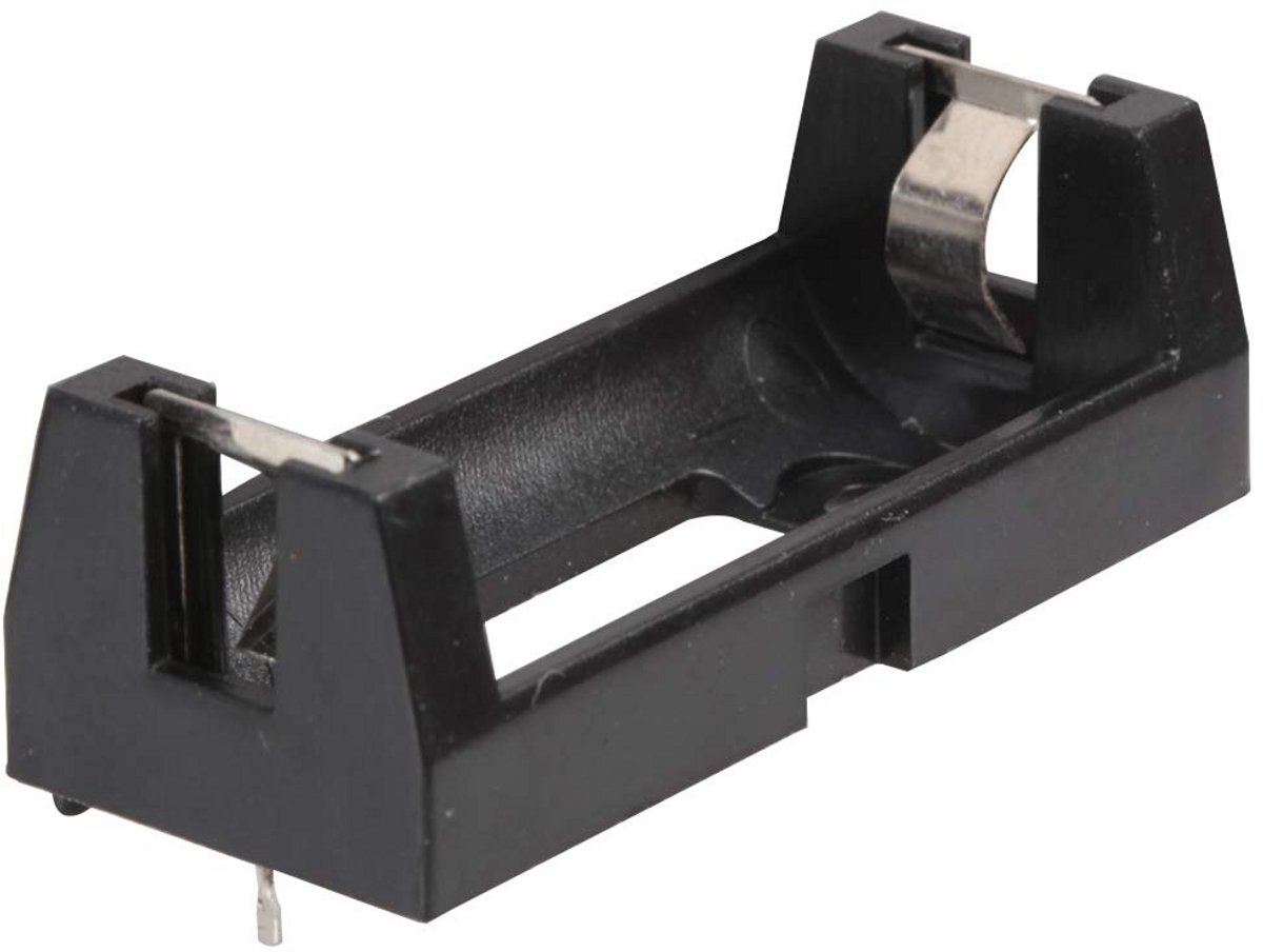 CR123A Batterijhouder met PCB Stekkers - Open Model