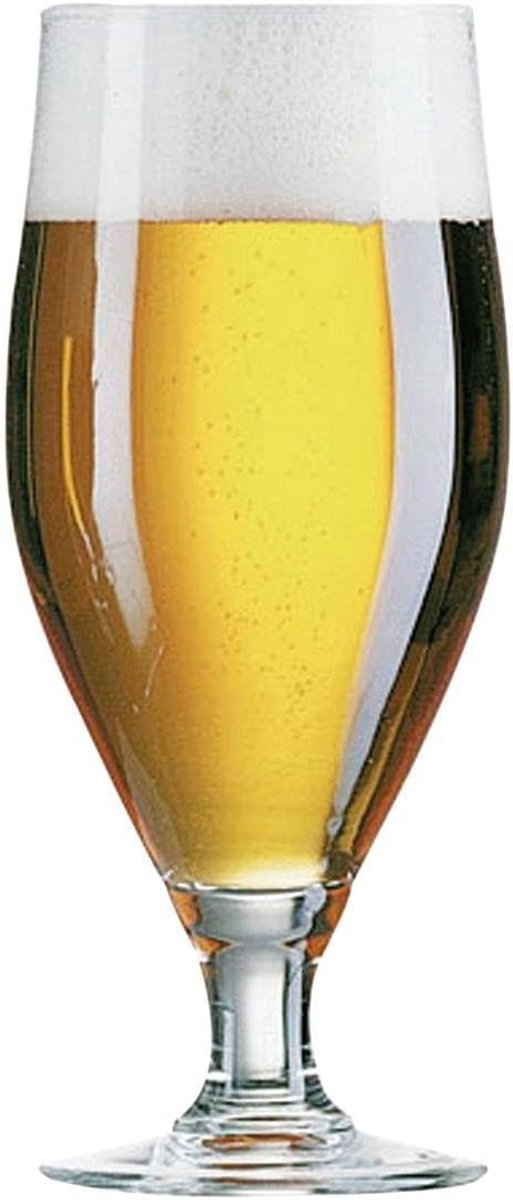 Set van 6 Grote Bierglazen 50 cl met Klassiek Beldesign