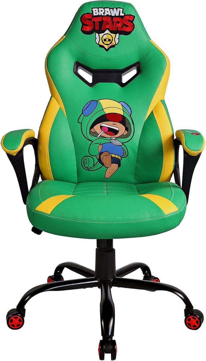 Ergonomische Gaming Stoel Kinderen Groen - Verstelbaar en Comfortabel