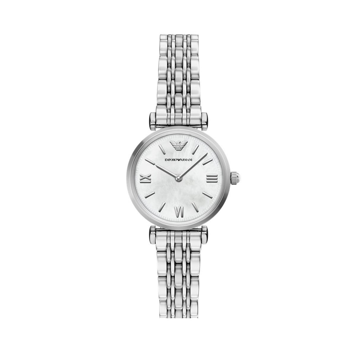 Emporio Armani AR11768 Vrouwen Horloge 28 mm - Zilverkleurig