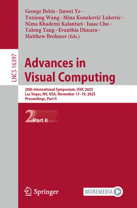 Lecture Notes in Computer Science16397- Advances in Visual C ... - cover