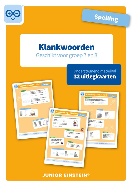Spelling klankwoorden Geschikt voor groep 7 en 8 - cover