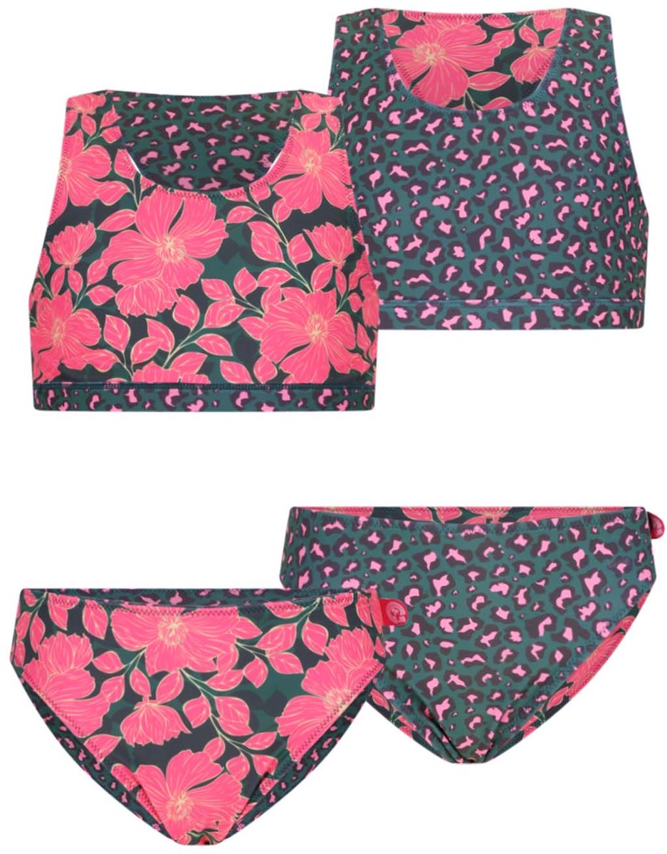 Just Beach J601-5011 Meisjes Bikini roze Maat 158-164
