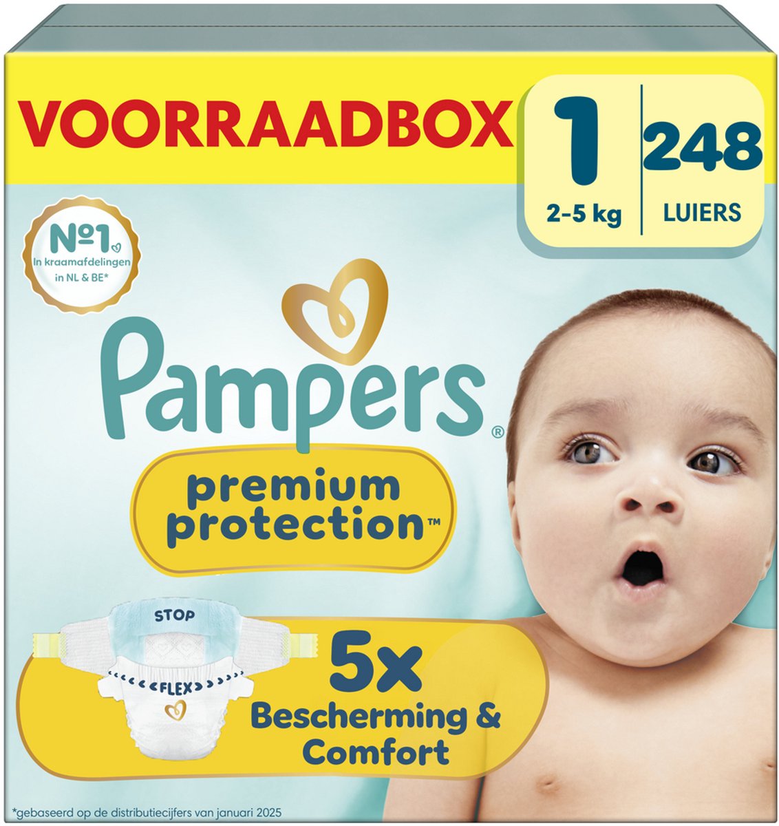 Pampers Premium Protection Voorraadbox maat 1