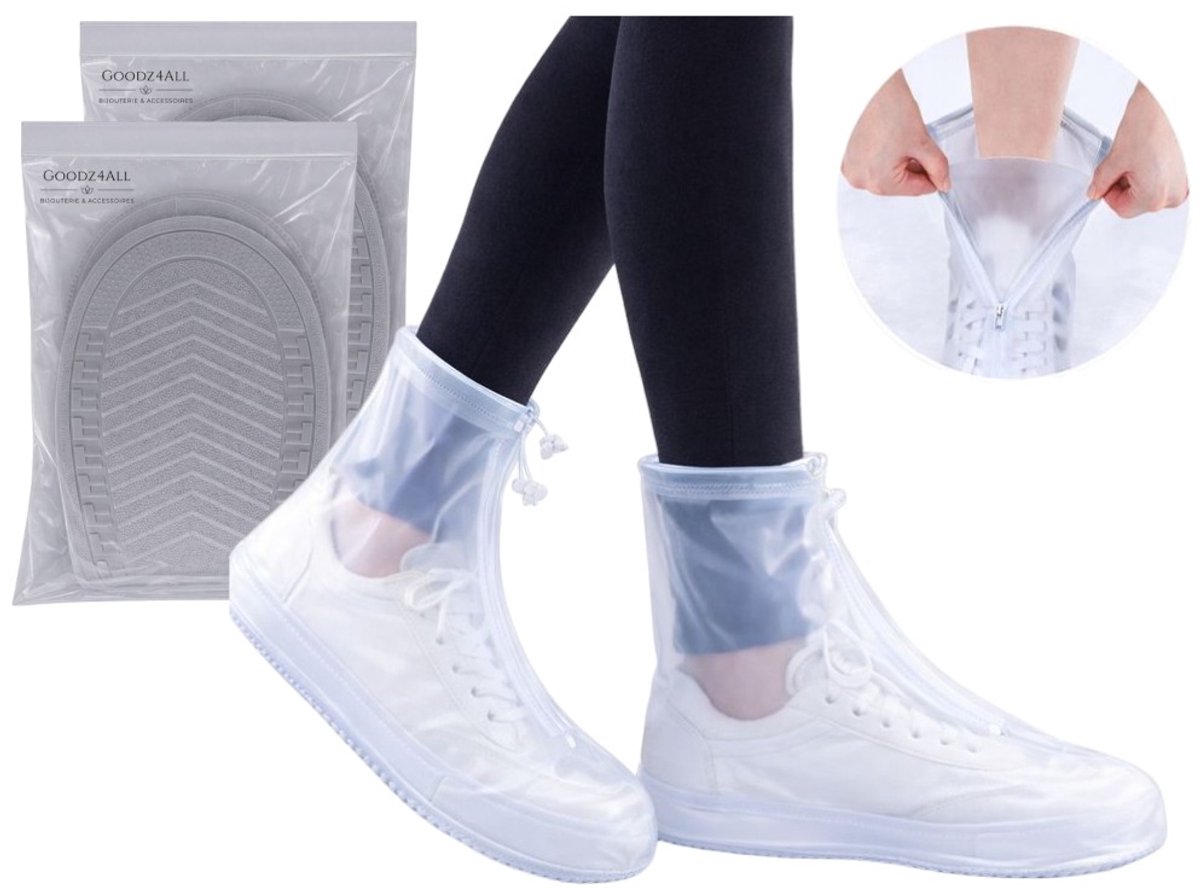 Overschoenen Waterdicht Schoenovertrek Schoenbeschermer Schoenhoesjes - Geen Vieze Schoenen Meer - Perfect voor Festival of Carnaval - Maat 38-40 - 2 paar