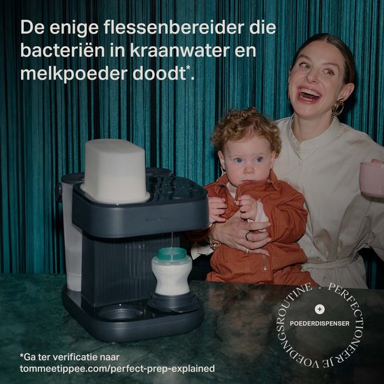 Tommee Tippee Perfect Prep® Pro apparaat - Baby Fles Maker met Poederdispenser - antibacterieel waterfilter - gepersonaliseerde appondersteuning​ van Merkloos — afbeelding 3