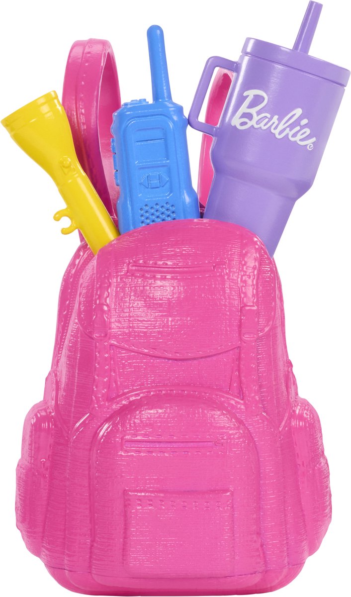 Barbie pop Outdoor avontuur Malibu met accessoires en hondje. — afbeelding 3