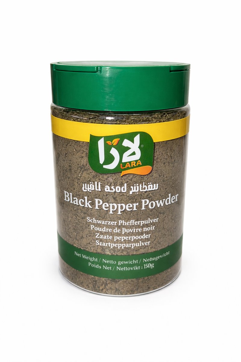 Lara Zwarte Peper Poeder Kruiden 2x150 Gram