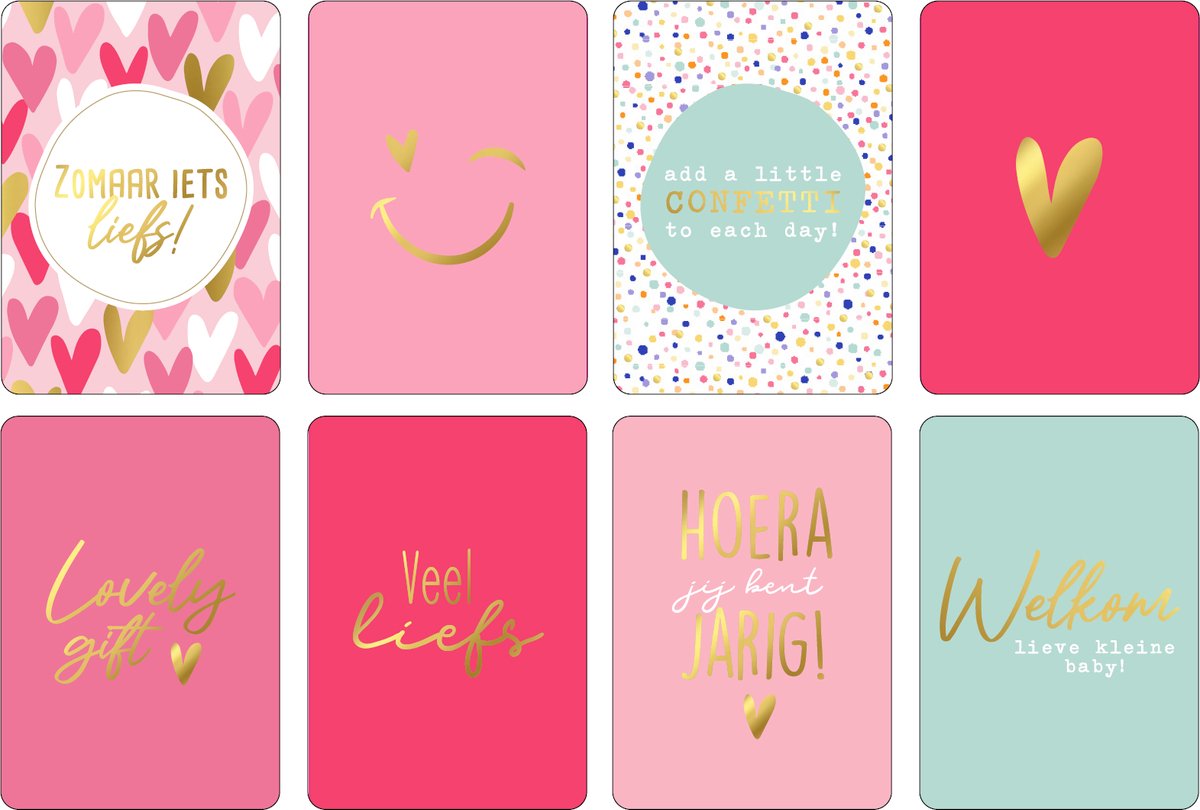 kaart - wenskaarten - ansichtkaarten - kaartjes - wenskaart - postkaarten - bedankje - blanco kaarten - kaartenset - kaartjes blanco - wenskaarten set - bedankt kaart - kaart verjaardag - kaartenbox - set van 8 wenskaarten