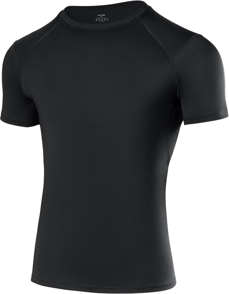 Kinderen Compressieshirt Korte Mouw Voor Jongens - Ademend en Sneldrogend Sportshirt
