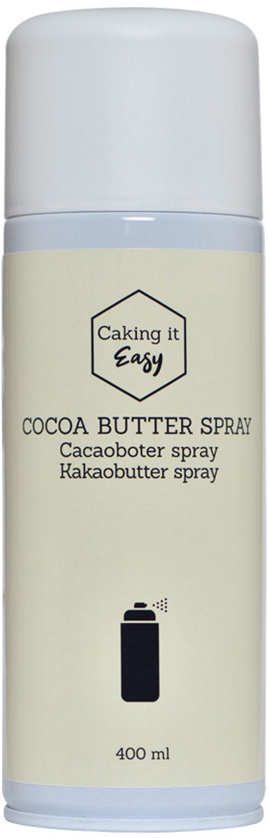 Caking it Easy ® - Spuitbus Cacaoboter Spray - 400 ml
