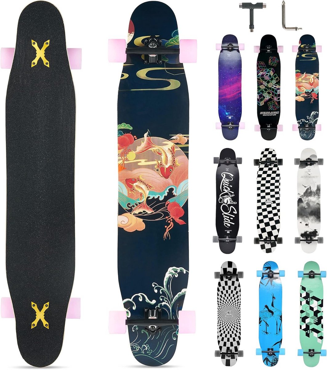 Skateboard voor Beginners en Gevorderden Compleet Longboard