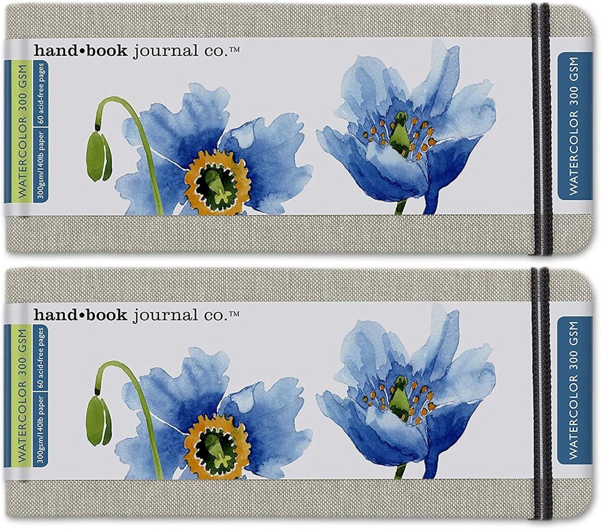 Aquarel Schetsboek Journal Pocket Panorama Hardcover