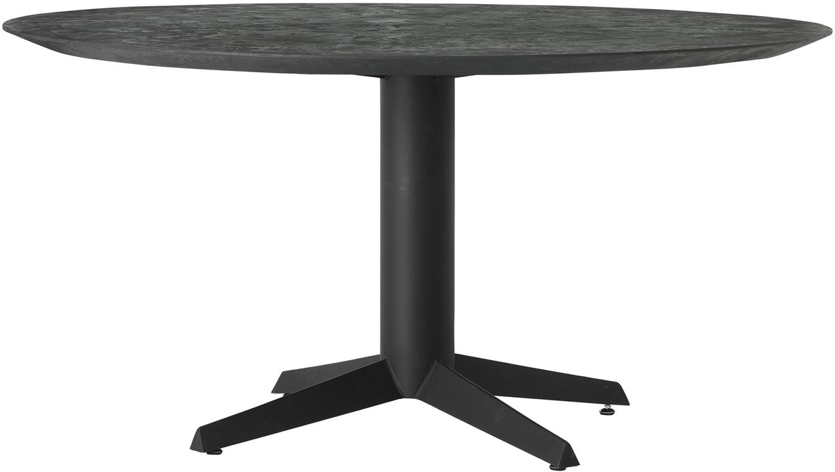 DTP Home Soho eettafel rond 150x150x76 cm - Mortex - zwart