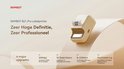 Niimbot B21 Pro labelprinter met de tekst 'Zeer Hoge Definitie, Zeer Professioneel' en 4 upgrades.