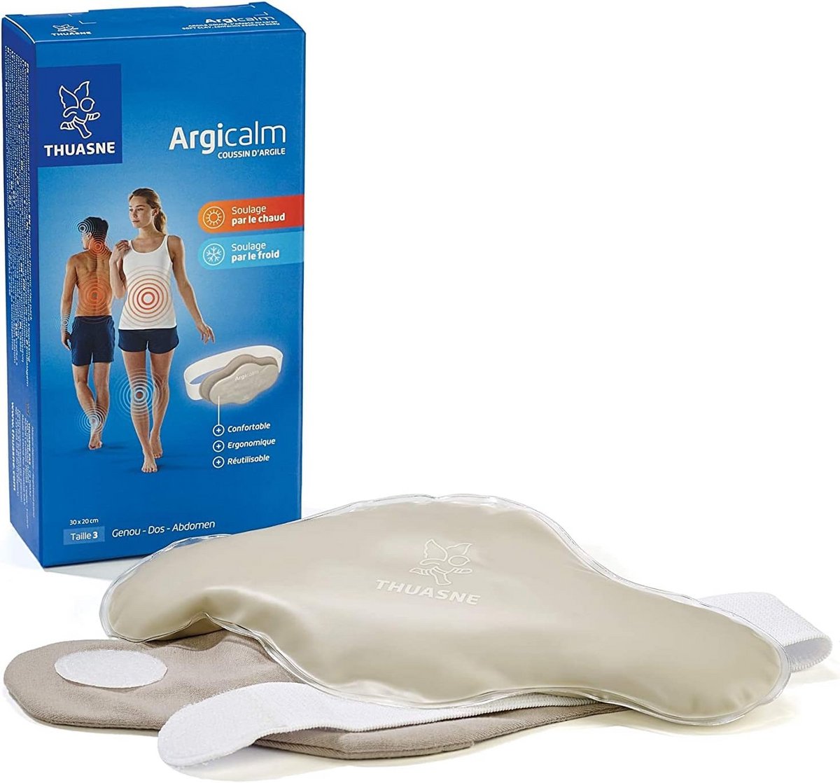 Ergonomisch Warm en Koel Kussen voor Nek-, Rug- en Schouderpijnverlichting