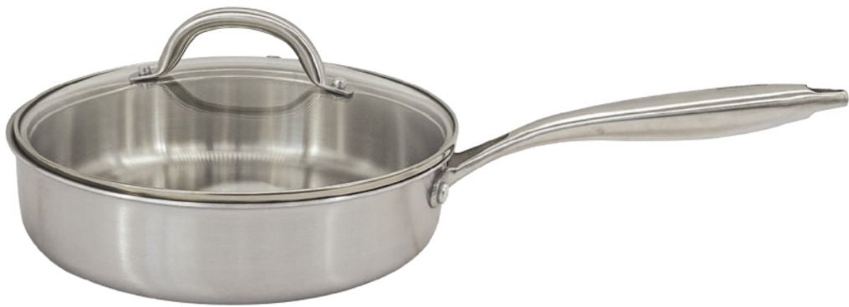Sauteerpan 24 cm van 18/10 roestvrij staal Triply Fackelmann Vita3