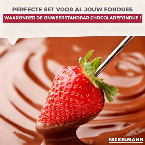 Set voor kaasfondue 2 personen geëmailleerd gietijzer Fackelmann — afbeelding 4