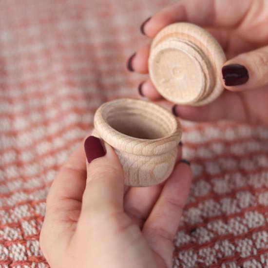 Melktandendoosje met naam - Gepersonaliseerd cadeau - Tandendoosje met naam - houten tandenpotje - Merk: Fien & Feau van Fien & Feau — afbeelding 5