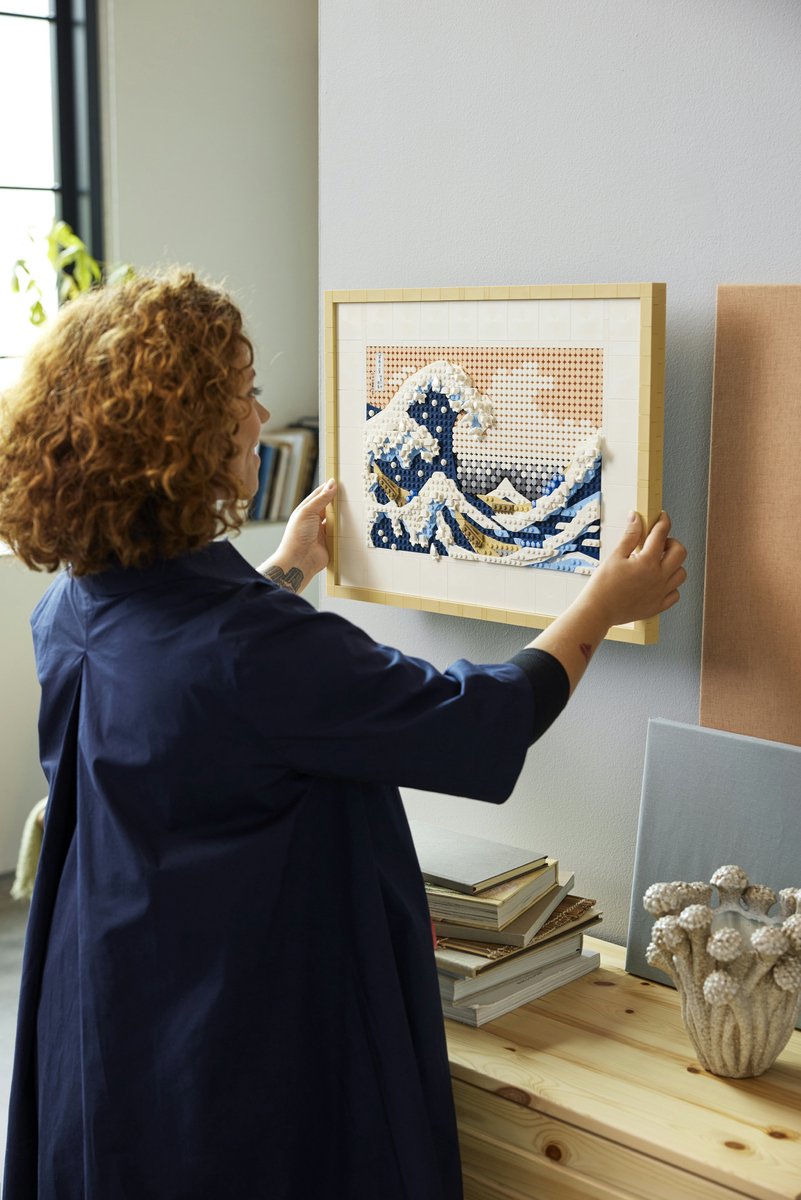 LEGO Art Hokusai – De grote golf, 3D Wanddecoratie Knutselpakket voor Volwassenen - 31208 — afbeelding 7